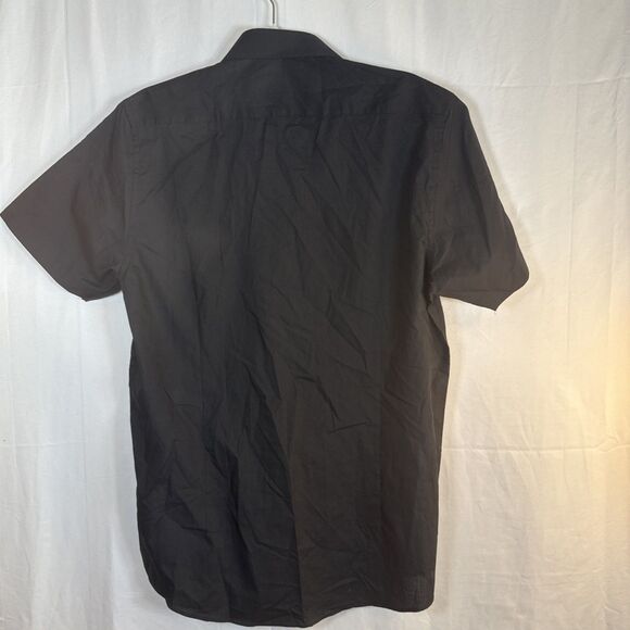 Men’s Primark Black Short Sleeve Button Down Shirt Size Large NWT - Picture 10 of 12
